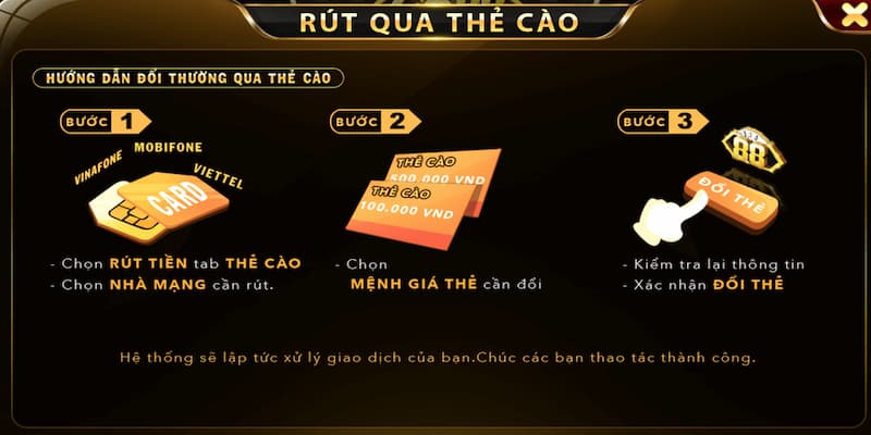 Rút tiền nhà cái uy tín Các bước chuẩn khi rút tiền nhà cái uy tín