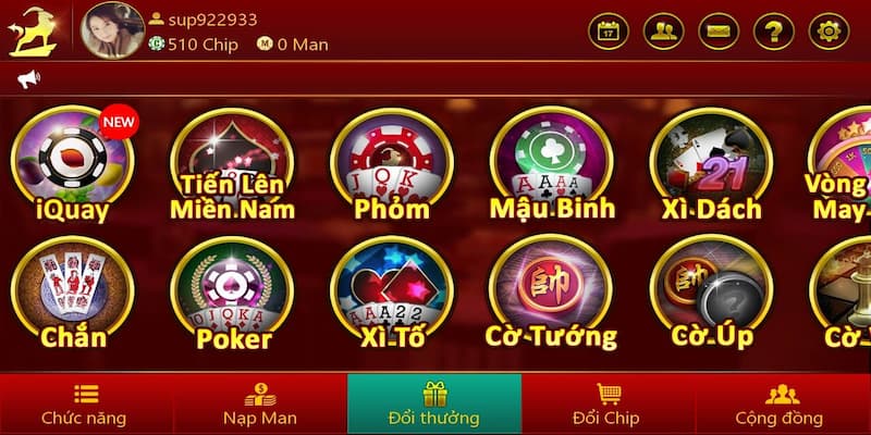 Game bài đổi thưởng Các dòng game bài đổi thưởng